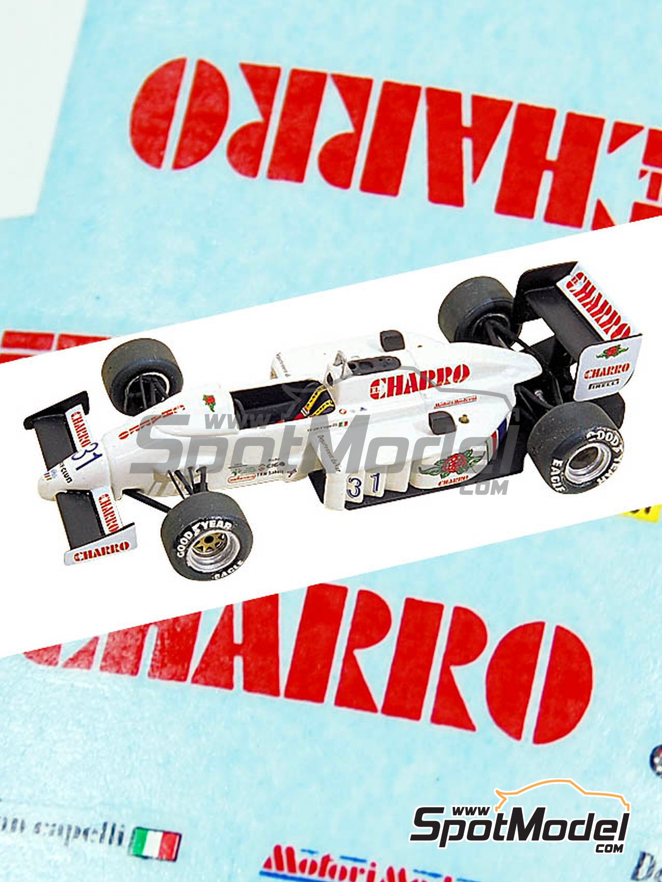 Tameo Kits TMK047: Car scale model kit 1/43 scale - AGS Motori
